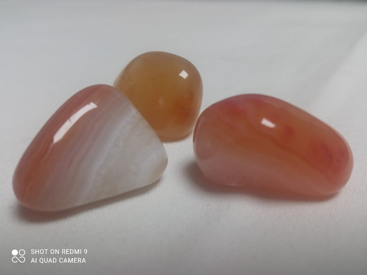 Agata corniola burattata