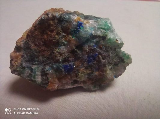 Matrice di Azzurrite e Malachite