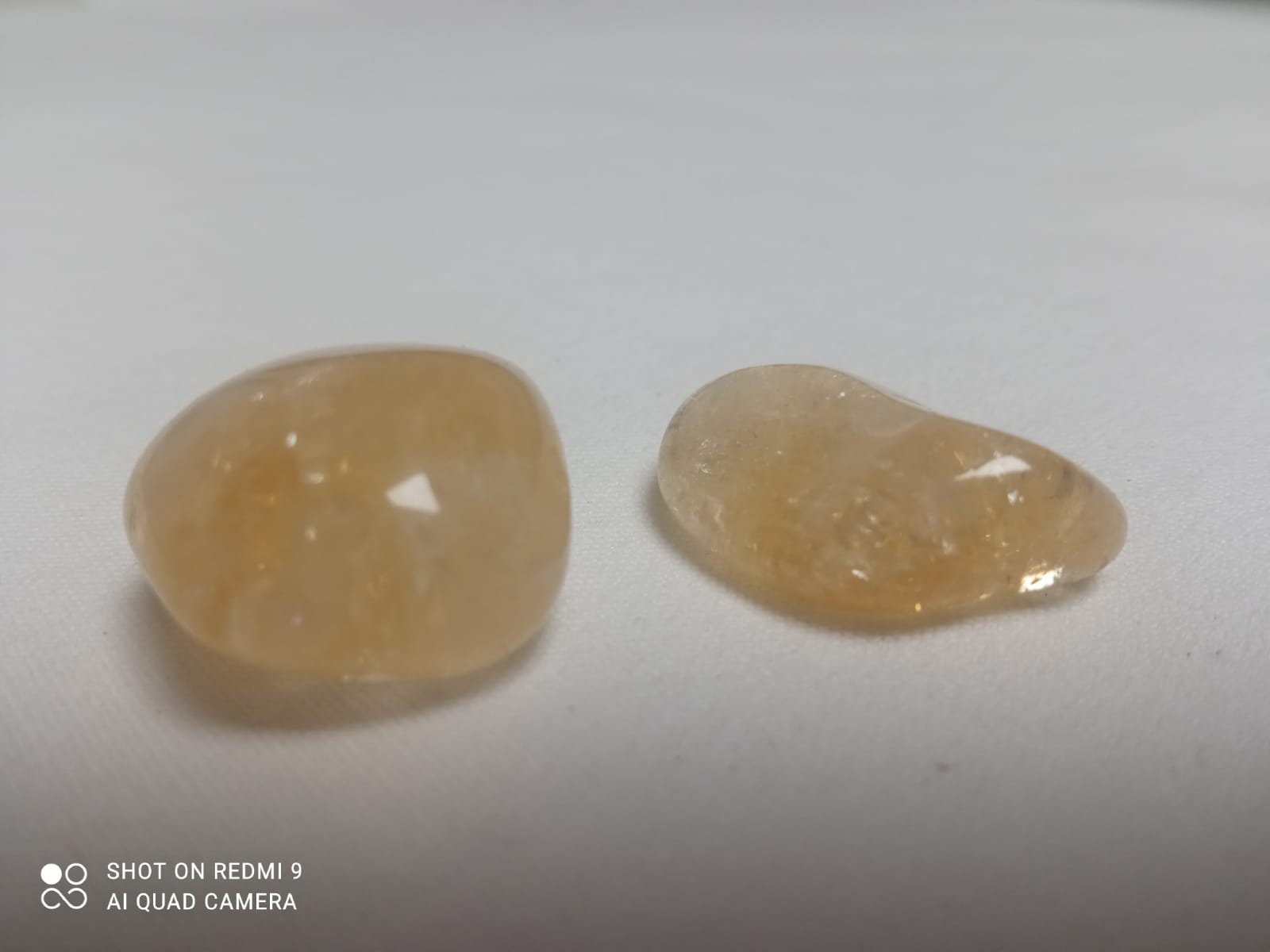 Quarzo citrino burattato