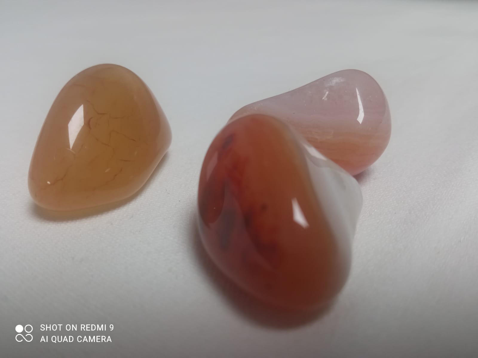 Agata corniola burattata